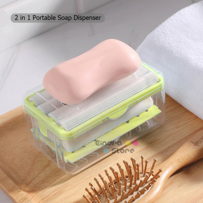 2 in 1 Portable Soap Dispenser