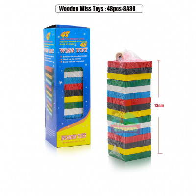 Wooden Wiss Toys : 48pcs-8A30